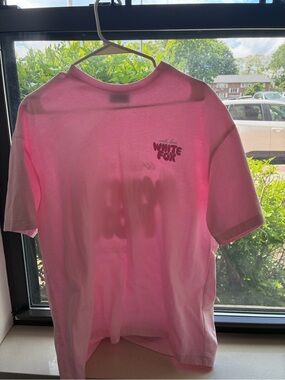 White Fox Pink Graphic Tee